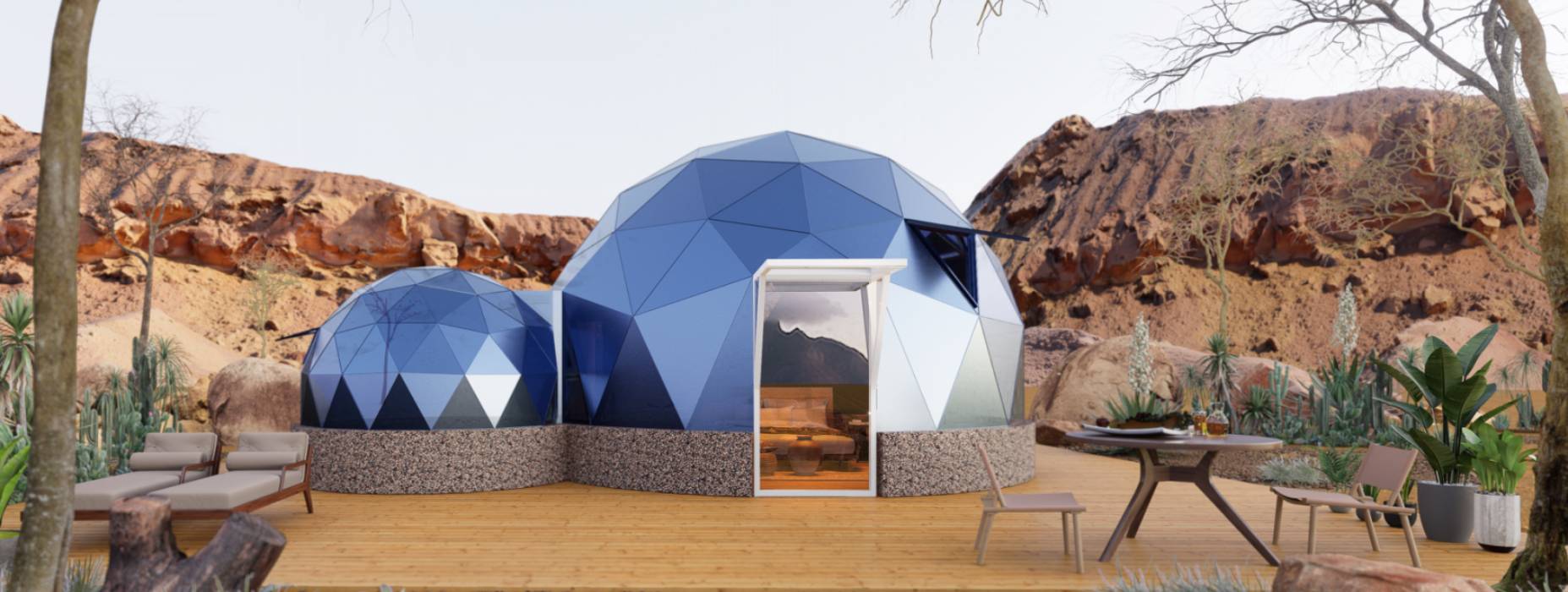 孟州市球形智能光伏玻璃星空房